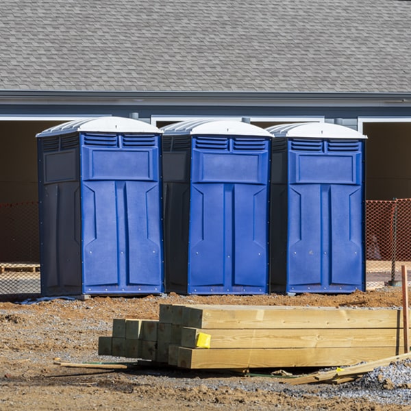 do you offer hand sanitizer dispensers inside the porta potties in Lenora Kansas